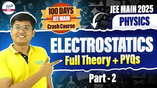 Electrostatics  Full Theory  PYQs Part 2  Class 12 Physics  JEE Main 2025  InfinityLearnJEE [upl. by Gotthard]