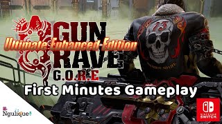 Gungrave G O R E Ultimate Enhanced Edition switch  First Minutes Gameplay gameplay nintendo [upl. by Rosemaria]