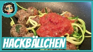 Rezepte zum Abnehmen Hackfleischbällchen mit Gemüse  Glutenfrei schnell gesund [upl. by Hesler82]