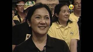 Aquino sings Watch What Happens Estudyante Blues at party [upl. by Ahsia]