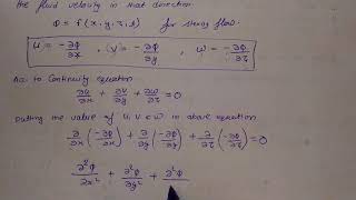 Velocity potential functionpart7unit2FM [upl. by Cestar]