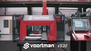 CNC Beam Drilling Machine  Voortman V630 [upl. by Jeffy979]