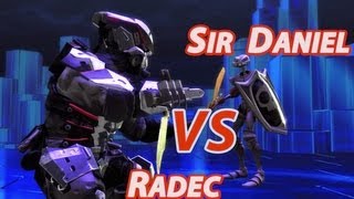 Radec VS Sir Daniel PlayStation AllStars Battle Royale [upl. by Ettenwahs]