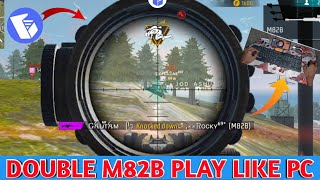 Br Rank Push Double M82B 😱 Mobile Gameplay totalgaming badge99 [upl. by Adnalra371]