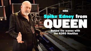 Spike Edney from Queen Behind the scenes with the KORG Nautilus [upl. by Polky170]