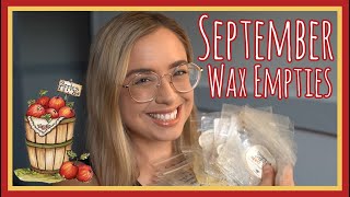 September Wax Empties and What I Warmed [upl. by Nage494]