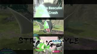 Shiny Alpha Hisuian Basculin Signature Move Wave Crash in Pokemon Legends Arceus [upl. by Amol100]