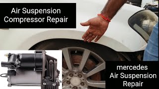 Airmatic Compressor Repair Air Suspension Compressor Problem solved Mercedes Bmw Audi [upl. by Morette]