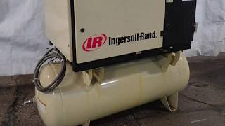 Ingersoll Rand Air Compressor Model SSR UP630125 [upl. by Nytram]