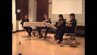 Raffaele Calace Danza caratteristica op61 Idillio Mandolin Quartet [upl. by Assylem]