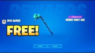 How To Get MINTY PICKAXE for FREE in Fortnite Chapter 5 Season 2 [upl. by Norval243]