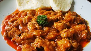 Segedínský guláš výborný poctivý segedín z bůčku  Szeged goulash [upl. by Tamara]