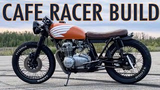 Cafe Racer Full Build CB500  CB550 [upl. by Wincer]