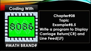 Microprocessor amp Microcontroller  Chapter08  Example85  Assembly language  Emu8086 [upl. by Cooe]