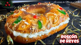 ROSCÓN DE REYES Delicioso y Esponjoso 🤤 [upl. by Marrilee676]