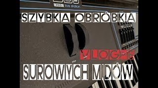 KETRON SD9  EDYCJA PODKŁADÓW MIDI VLOG6 [upl. by Nomihs644]