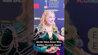 Briana White Wins Golden Joystick Award for Aerith in Final Fantasy VII Rebirth [upl. by Ahsenad]