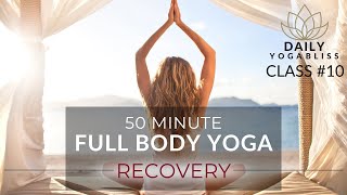 50MIN YOGA WORKOUT  weight loss full body toning flexibility recovery  YogaBliss Flow 10 [upl. by Nurse]