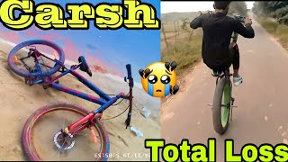 Wheelie On Pablic CARSH 😥 mtb Rider [upl. by Jerald]