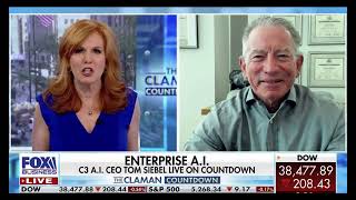 C3 AI CEO Tom Siebel on Fox Business [upl. by Nnylamme]