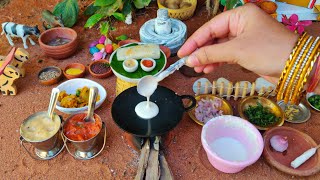 Miniature Masal Dosa  Traditional Masal Roast Recipe  Masala Dosa  Rinis Miniature [upl. by Haissi]