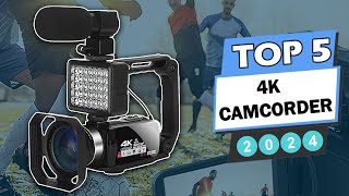 TOP 5 Best 4K Camcorder  AliExpress [upl. by Natalia]