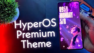 HyperOS Premium Theme For Any Xiaomi Devices  New Anime System Ui  anime hyperos [upl. by Jackie]