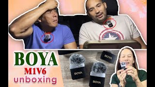 UNBOXING BOYA WIRELESS MICROPHONE M1V6  Best Wireless Vlogging Mic [upl. by Cargian]