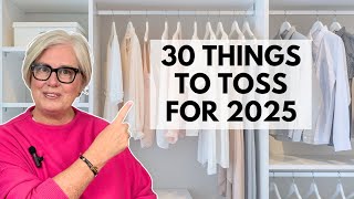 30 Things to Declutter from Your Closet for 2025 [upl. by Netneuq503]