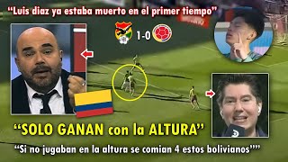 DESTROZADOS PERIODISTAS COLOMBIANOS NO CREEN la DERROTA con BOLIVIA VS COLOMBIA 10 HOY [upl. by Lawlor]