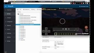 Ansible Tower EC2 Minecraft Demo  ManageIQ Design Summit 2016 [upl. by Lorenz473]