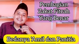 Zakat Fitrah  PembagiannyaKesalahan Yang Sering Terjadi  Bedanya Amil dengan Penitia [upl. by Lehsar]