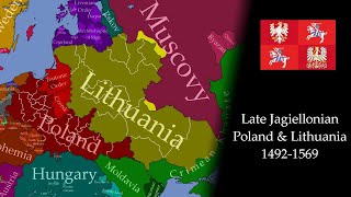 Late Jagiellonian Poland and Lithuania Every Month 14921569 [upl. by Clarette698]