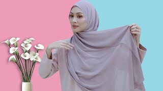 10 GAYA CANTIK SHAWL RAYA TUTORIAL – CARA PAKAI SHAWL TERKINI SIMPLE DAN CANTIK SANGAT [upl. by Sirod]