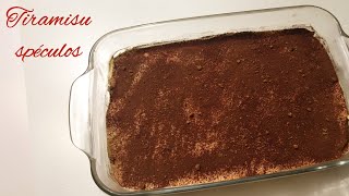 Recette de tiramisu aux spéculoos super simple [upl. by Ck337]