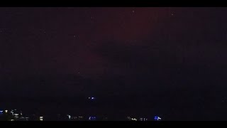 Northern Lights seen from weather cam in Farmington NM [upl. by Alemahs]