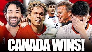 CANADA DEFEATS USA ON US SOIL 🇨🇦🇺🇸  Canada 21 USMNT [upl. by Yttik]