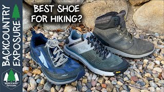 Choosing THE RIGHT SHOE For Backpacking [upl. by Raynah]