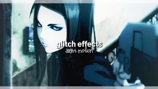 glitch effects  alight motion [upl. by Gittle333]