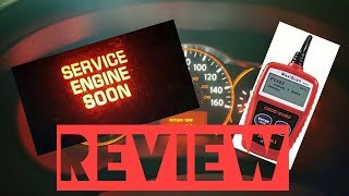 REVIEW Autel MaxiScan MS309 CAN OBDII CLEAR SERVICE ENGINE SOON LIGHT [upl. by Bela]