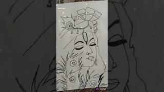 Krishna Drawing krishna drawing trendingshorts viralvideo edit art krishnastatus [upl. by Nodnarb]