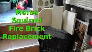 Morso Stove Fire Bricks Replacement 42 [upl. by Gurl]