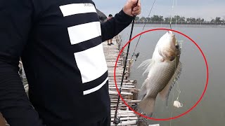 FISHING AT ALING NENES POND [upl. by Siroval]