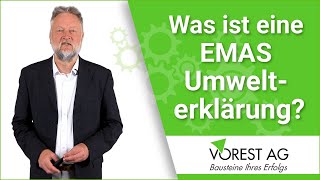 Was ist eine EMAS Umwelterklärung und was beinhaltet diese [upl. by Enyar526]