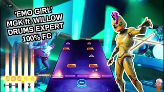 Fortnite Festival Emo Girl  Machine Gun Kelly ft WILLOW Drums 100 Expert FC [upl. by Bailey]