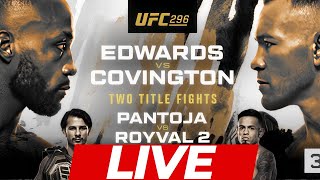 UFC 296 POSTFIGHT PRESS CONFERENCE Edwards vs Covington  LIVE STREAM [upl. by Leibrag]