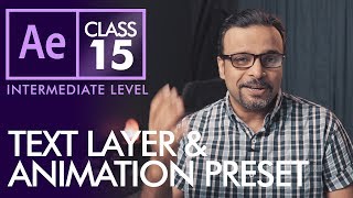 Text Layer and Animation Presets in After Effects  اردو  हिंदी [upl. by Landa297]