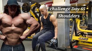 Day 65  Shoulders  Sam sulek discipline challenge [upl. by Amles627]