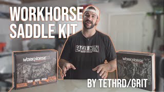 The BEST Saddle On A Budget GRiT by Tethrd Saddle Unboxing and Initial Review [upl. by Hut417]