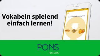 Spanisch lernen mit der BildwörterbuchApp von PONS [upl. by Nitram]